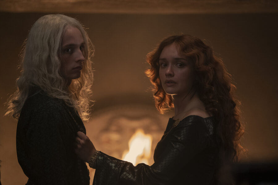 House of the Dragon Season 1 Episode 7 - Ty Tennant and Olivia