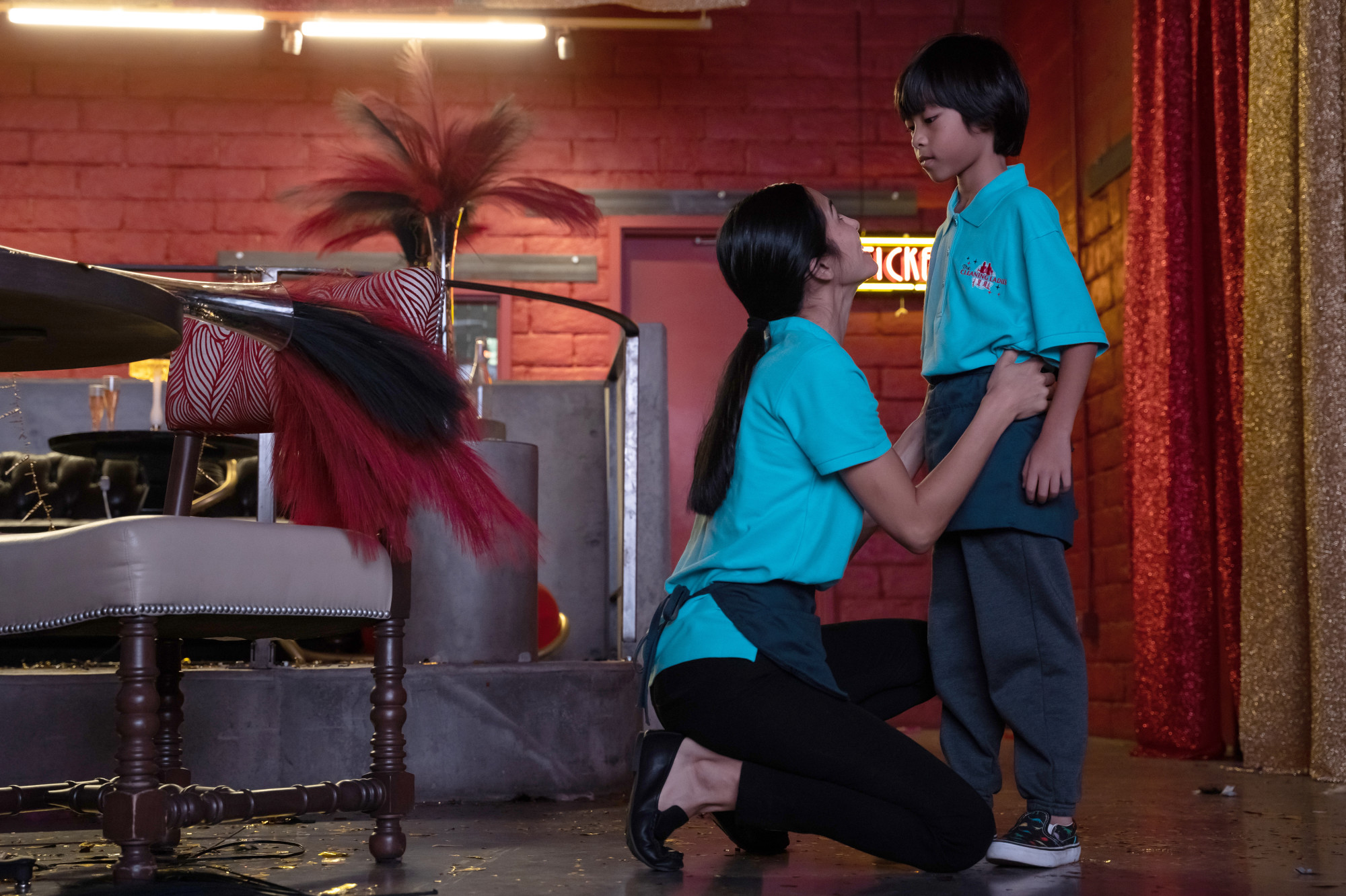 The Cleaning Lady Season 1 Episode 5 - Élodie Yung and Valentino/Sebastien LaSalle