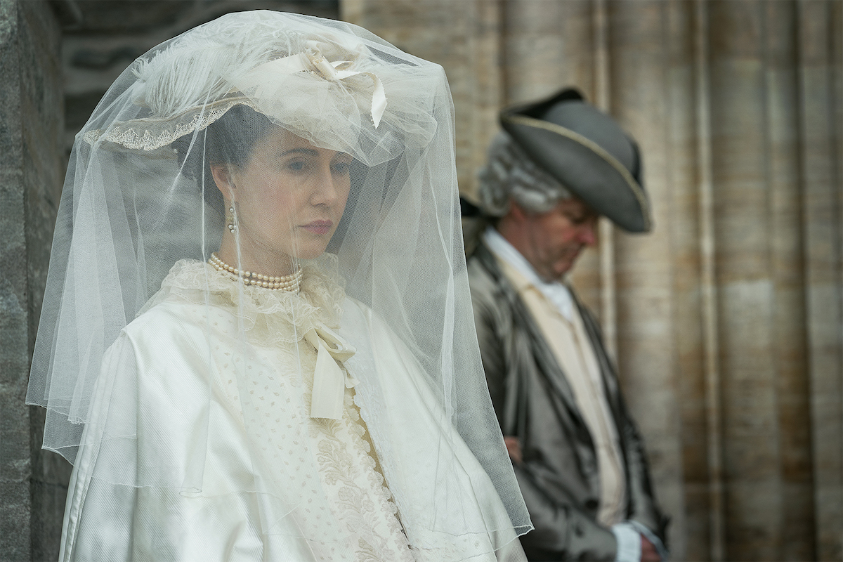 Dangerous Liaisons Season 1 2022 | Tell-Tale TV Dangerous Liaisons _Episode 103_ Even God Does Not Forgive_Left to Right: Carice Van Houten) ("Jacqueline De Montrachet")