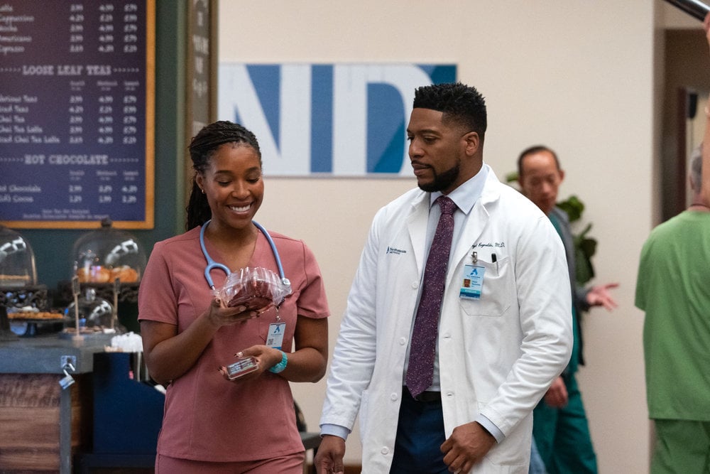 New Amsterdam - Season 5 Episode 9 -- Toya Turner and Jocko Sims