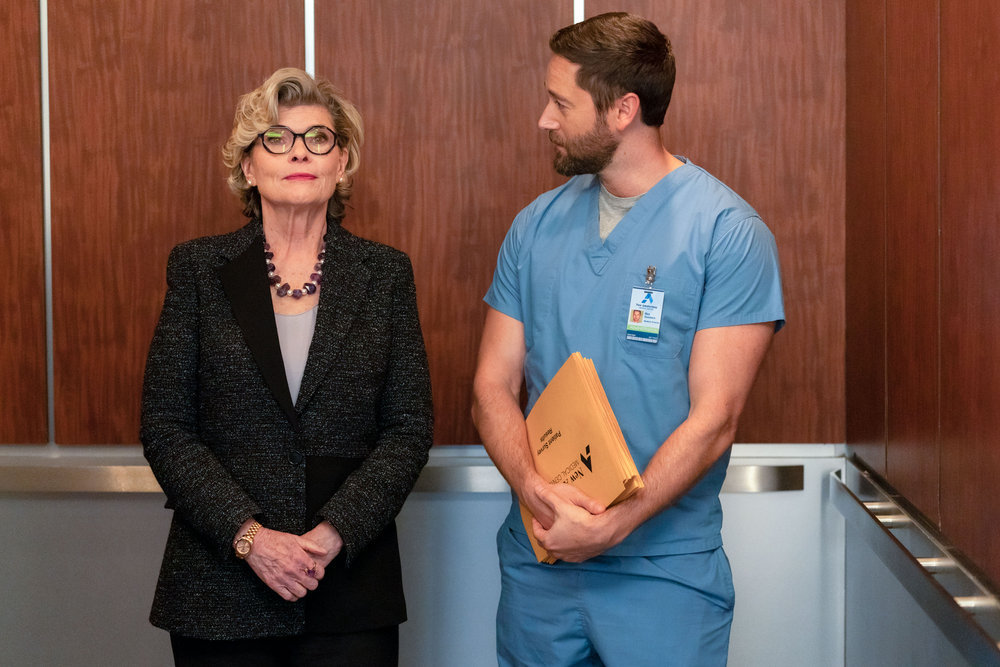 New Amsterdam - Season 5 Episode 9 - Debra Monk and Ryan Eggold