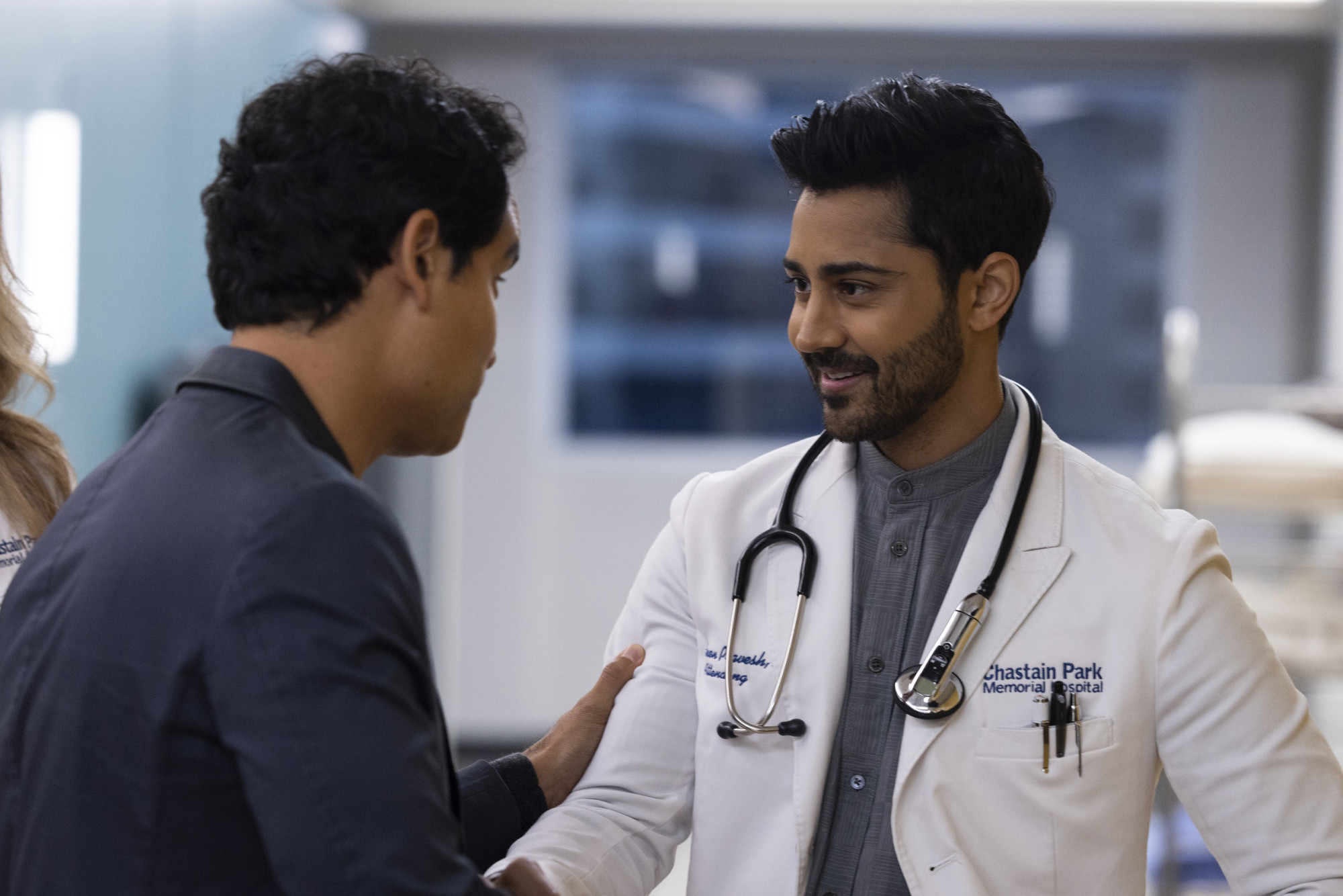 The Resident Season 6 Episode 9 - Ramon De Ocampo and Manish Dayal