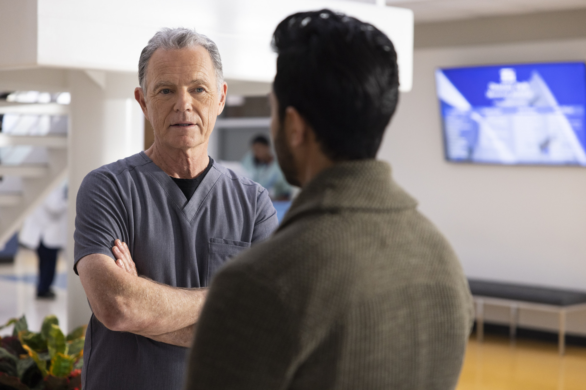 The Resident Season 9 - Bruce Greenwood and Manish Dayal