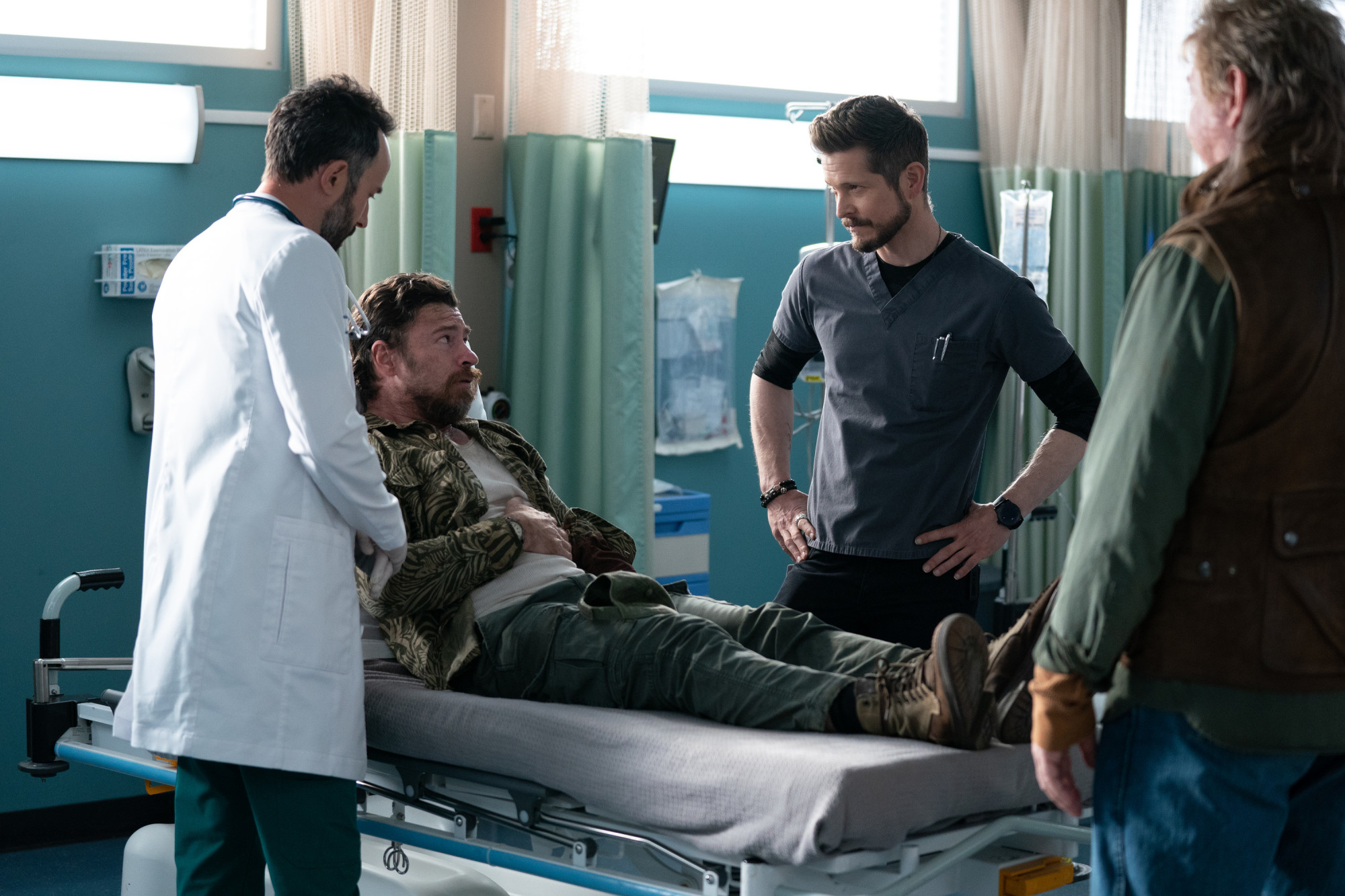 The Resident Season 6 Episode 9 - Tasso Feldman, William Mark McCullough, and Matt Czuchry