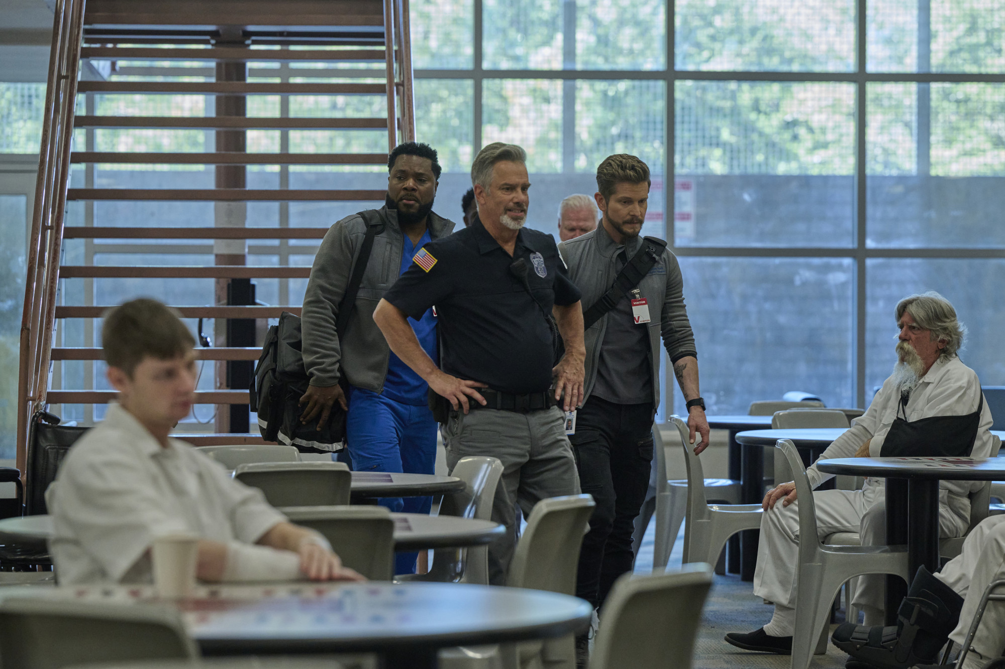 The Resident Season 6 Episode 7 - Malcolm-Jamal Warner, Jeff Benninghofen and Matt Czuchry