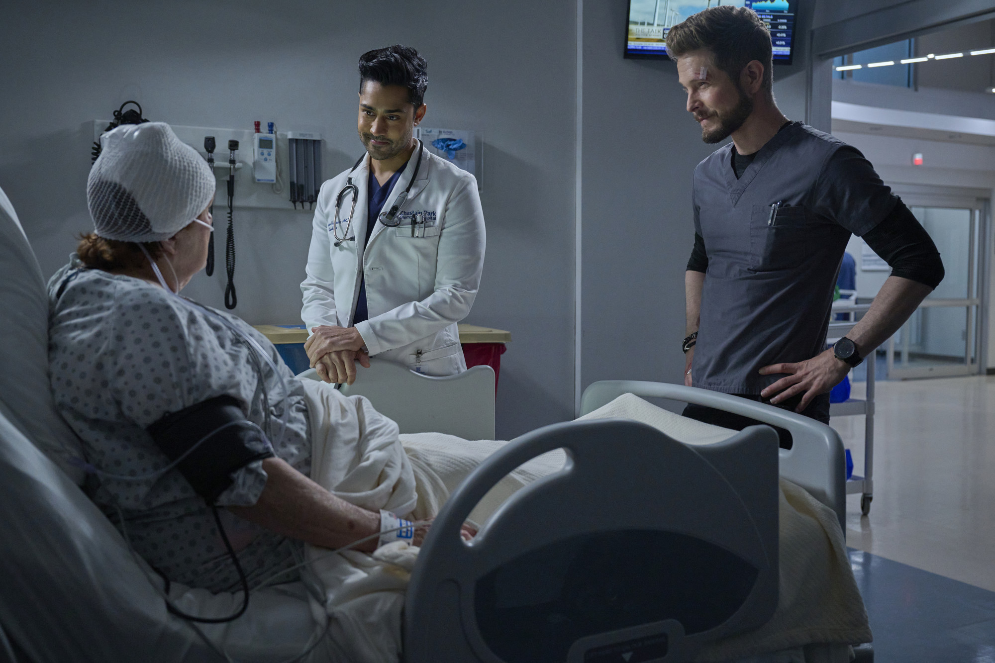 The Resident Season 6 Episode 11 - Adrian Sparks, Manish Dayal and Matt Czuchry | Tell-Tale TV The Resident Season 6 Episode 11 - Adrian Sparks, Manish Dayal and Matt Czuchry