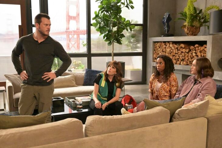 HOME ECONOMICS Season 3 Episode 13, “Emergency Preparedness Kit, $129.99” JIMMY TATRO, KARLA SOUZA, SASHEER ZAMATA, CAITLIN MCGEE