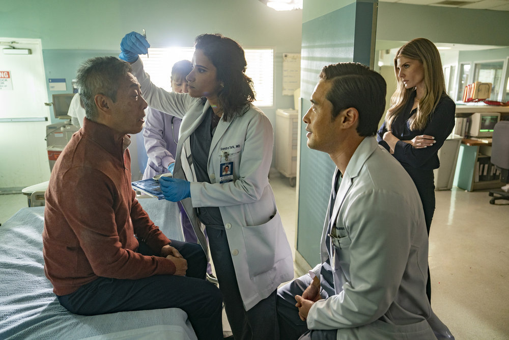 Quantum Leap - Season 1 Episode 10 - Francois Chau, Tiffany Smith, Raymond Lee, and Caitlin Bassett