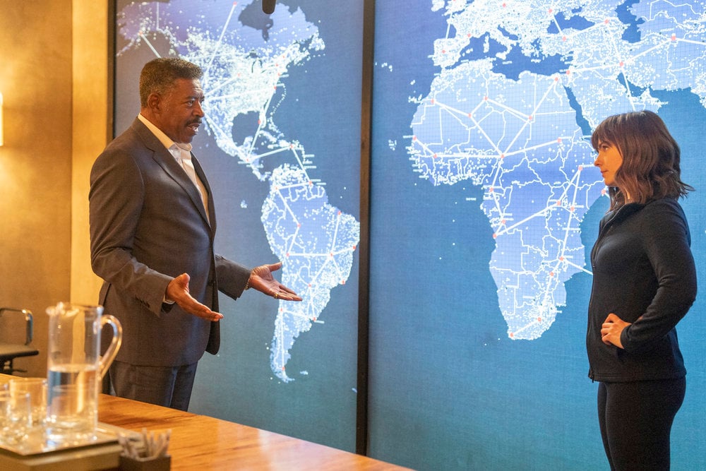 Quantum Leap - "Leap. Die. Repeat." Season 1 Episode 11 - Ernie Hudson and Georgina Reilly