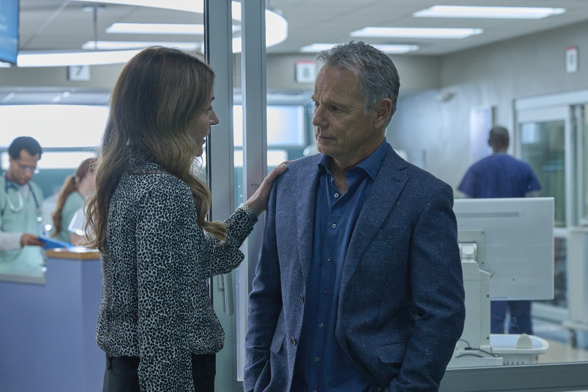 The Resident Season 6 Episode 13 - Jane Leeves and Bruce Greenwood
