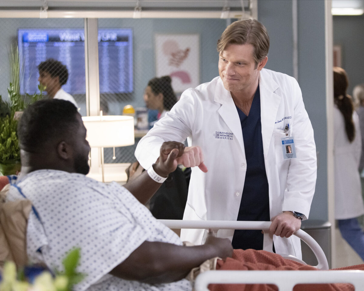 CHRIS CARMACK Grey's Anatomy Season 19 Episode 8: All Star | Tell-Tale TV CHRIS CARMACK Grey's Anatomy Season 19 Episode 8: All Star