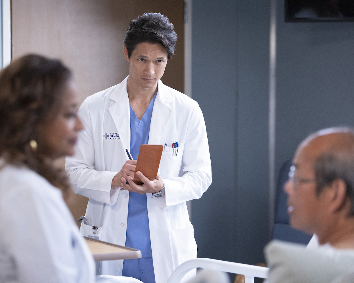 Grey's Anatomy Season 19 Episode 10 Harry Shum Jr. as Blue | Tell-Tale TV Grey's Anatomy Season 19 Episode 10 HARRY SHUM JR. as Blue