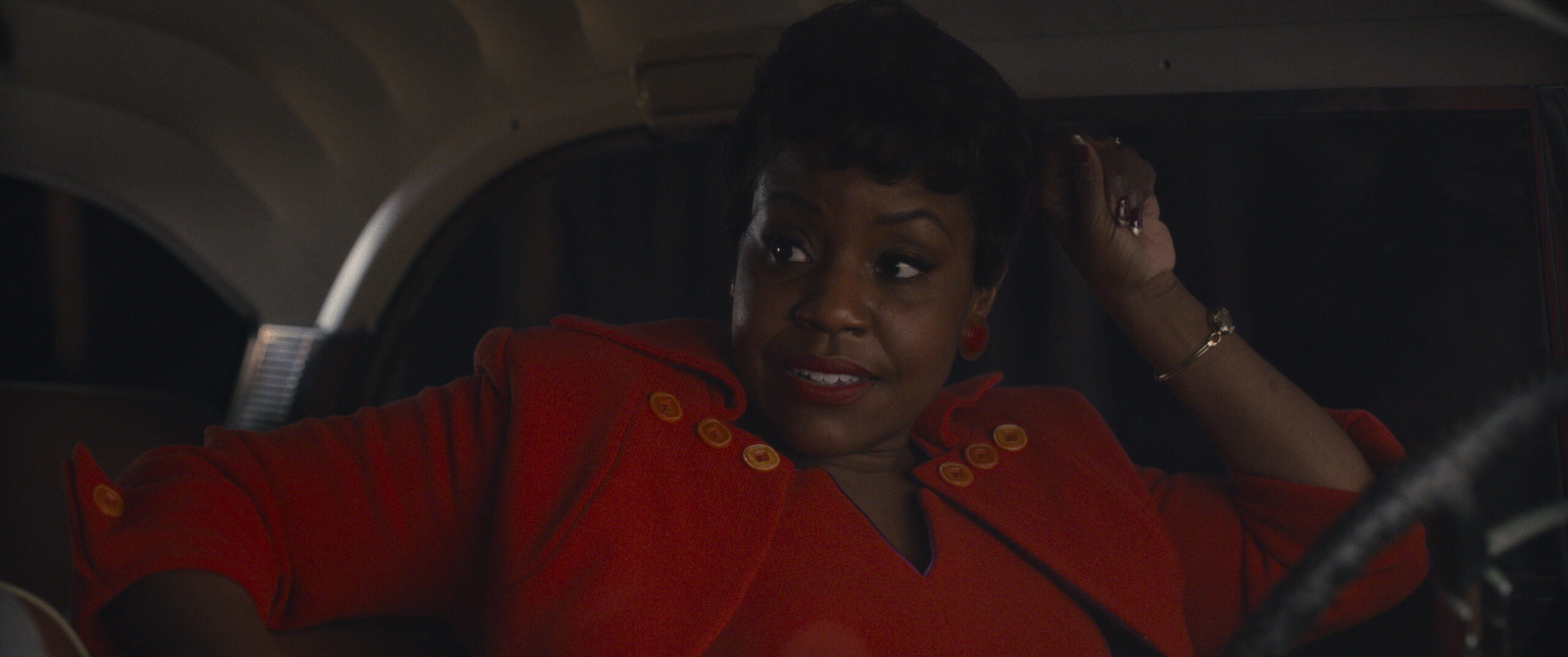 HELLO TOMORROW! Season 1 Episode 7, "Another Day, Another Apocalypse" HANEEFAH WOOD Photo via Apple TV+