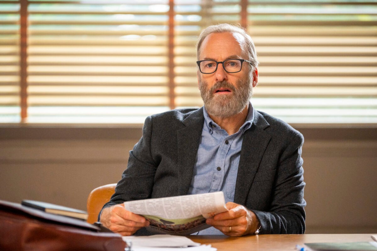 Bob Odenkirk as Hank. Lucky Hank Season 1 Episode 1