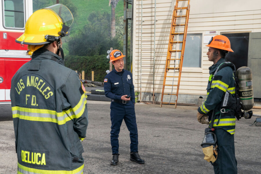 9-1-1 Season 6 Episode 14 - Kenneth Choi and Anirudh Pisharody