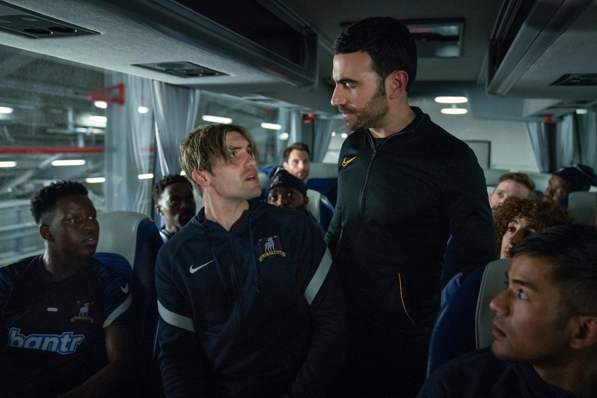 Phil Dunster and Brett Goldstein in Ted Lasso Season 3 Episode 6