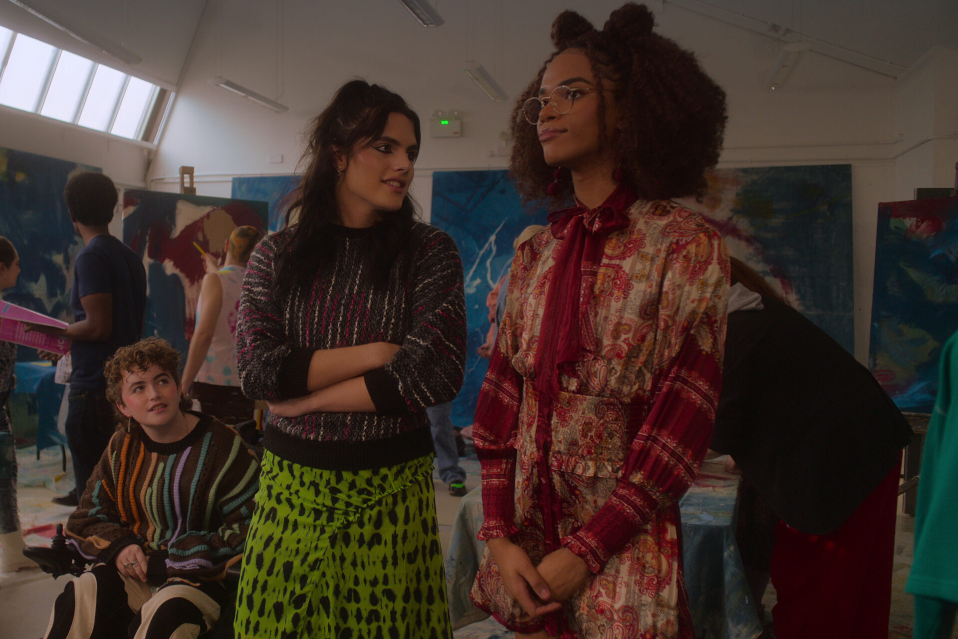 Heartstopper Season 2 - Ash Self, Bel Priestley, Yasmin Finney