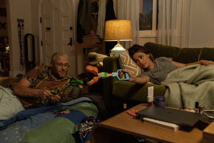 PLATONIC Season 1 Episode 9, "Slumber Party" SETH ROGEN, ROSE BYRNE Photo via Apple TV+