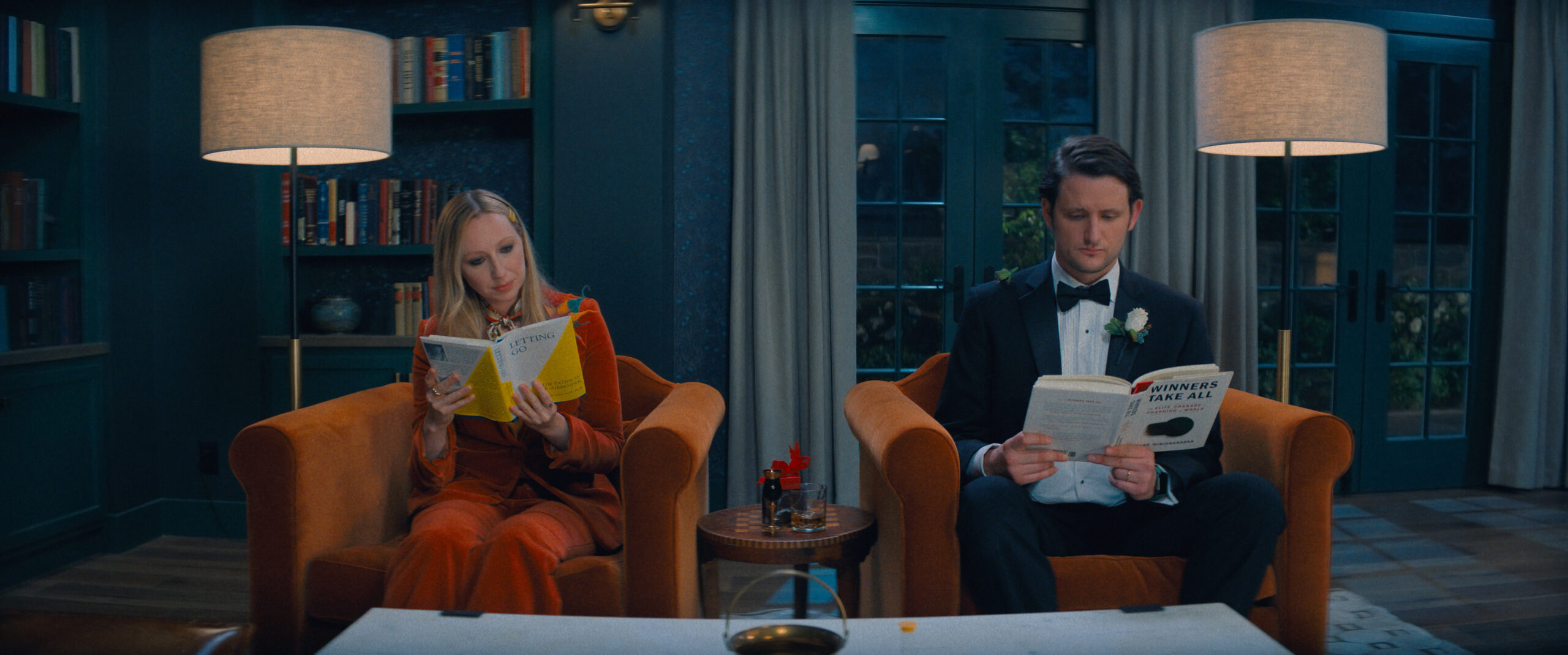 THE AFTERPARTY Season 2 Episode 4, "Hannah" ANNA KONKLE, ZACH WOODS Photo courtesy of Apple TV+