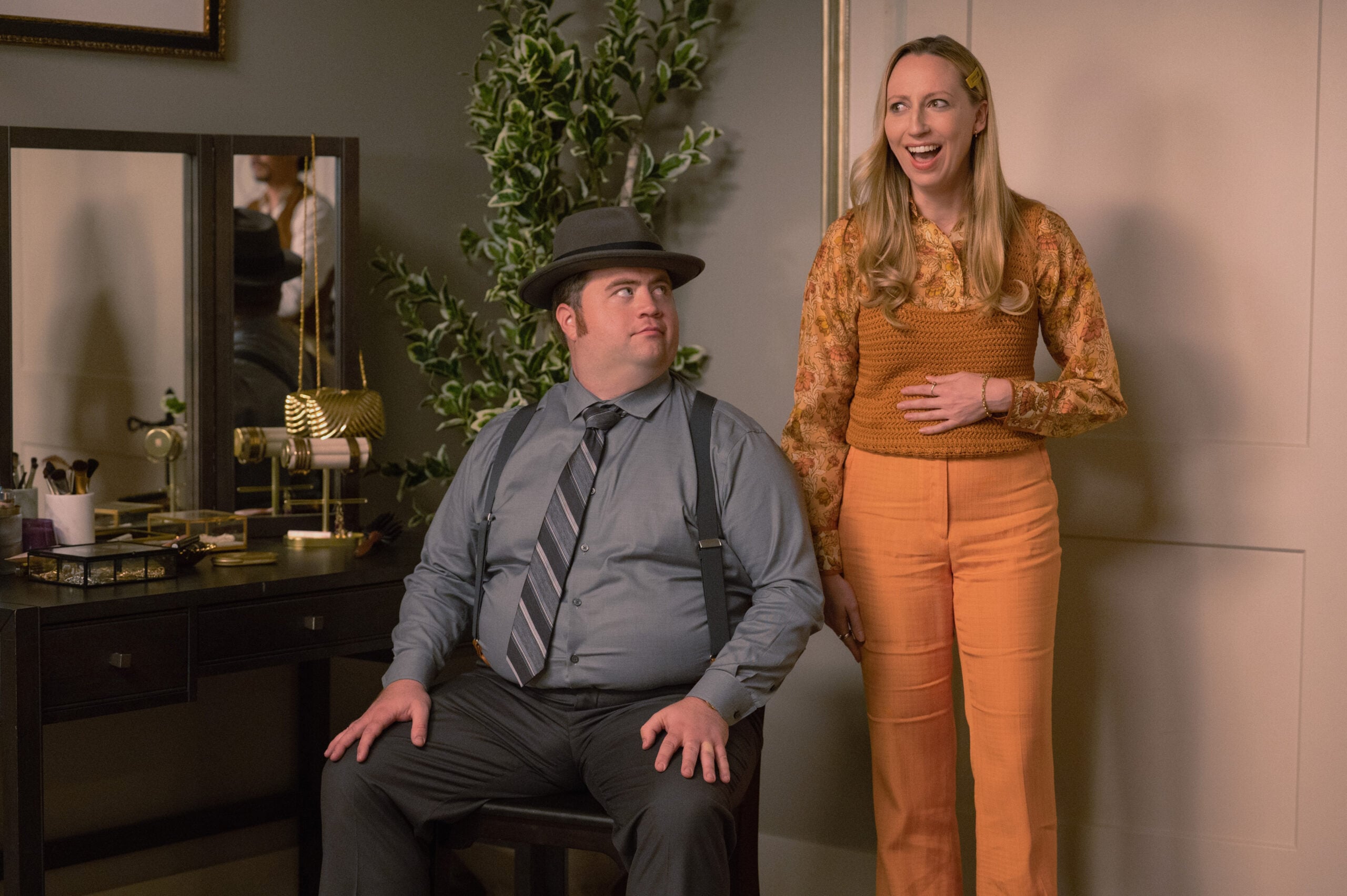 THE AFTERPARTY Season 2 Episode 5, "Sebastian" PAUL WALTER HAUSER, ANNA KONKLE Photo courtesy of Apple TV+