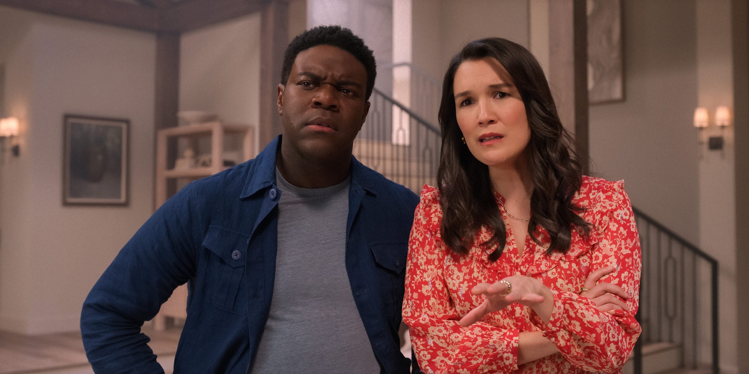 THE AFTERPARTY Season 2 Episode 9, "Isabel" SAM RICHARDSON, ZOE CHAO Photo courtesy of Apple TV+