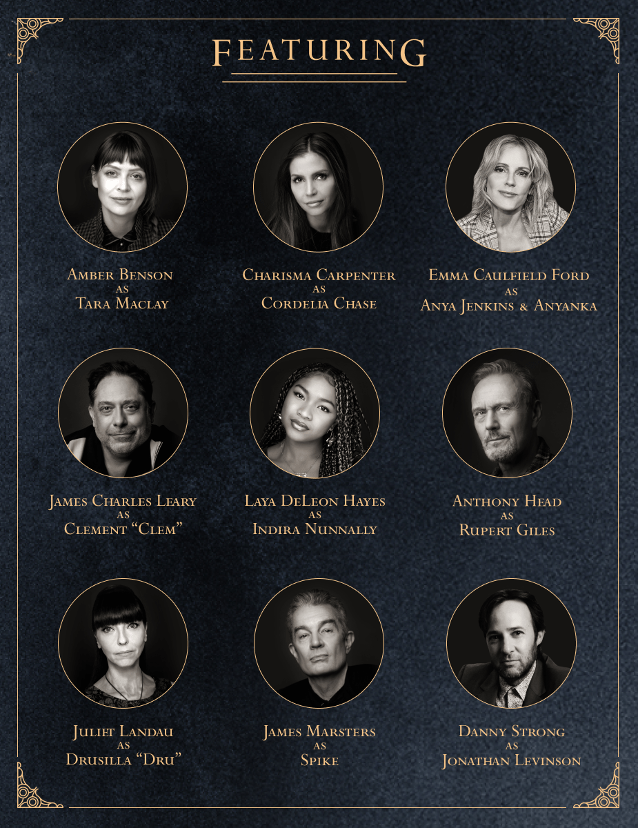 slayers: a buffyverse story - audible - buffy the vampire slayer - cast members