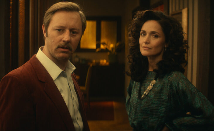 Rose Byrne and Rory Scovel in Physical Season 3 Episode 9