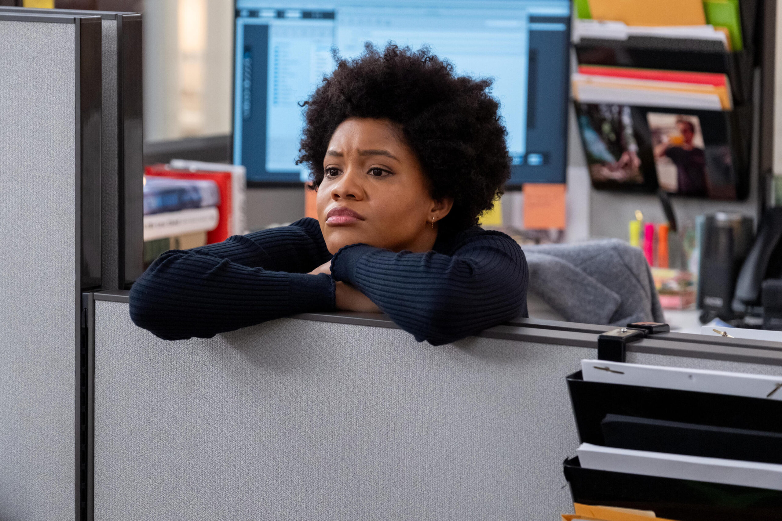 The Other Black Girl -- “They Say I'm Different” - Episode 101 -- Pictured: Nella (Sinclair Daniel | Tell-Tale TV The Other Black Girl -- “They Say I'm Different” - Episode 101 -- Pictured: Nella (Sinclair Daniel