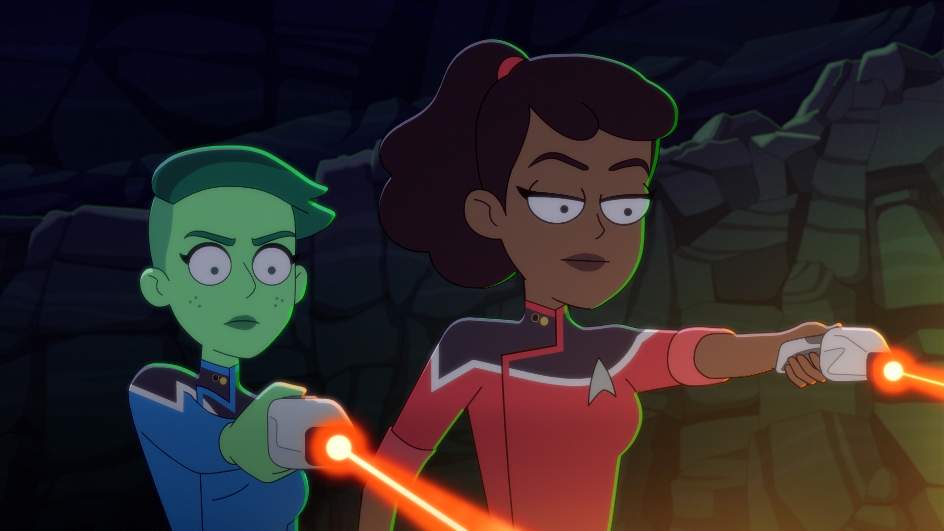 Star Trek: Lower Decks Season 4 Episode 8 Caves | Tell-Tale TV Star Trek: Lower Decks Season 4 Episode 8 Caves