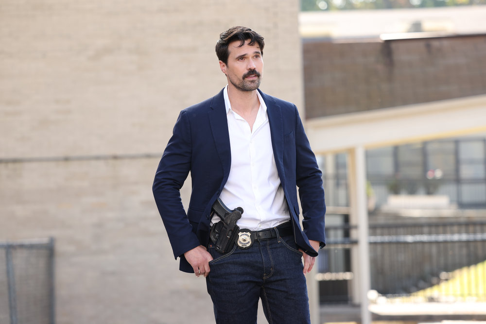 Still from Found Season 1 Episode 3 of Brett Dalton as Detective Mark Trent.