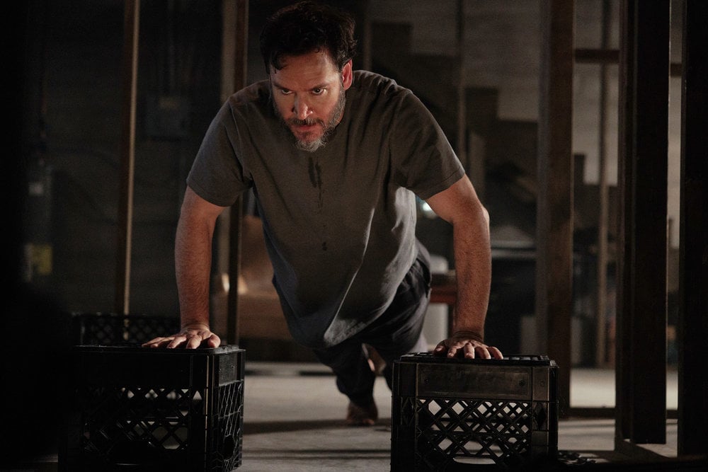 Still from Found Season 1 Episode 5 of Mark-Paul Gosselaar as Sir.