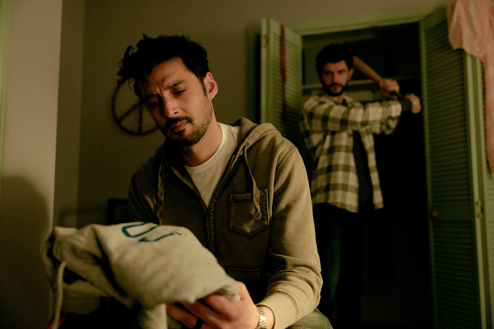 Still from Found Season 1 Episode 5 of Karan Oberoi as Dahn Rana and Christopher Bencomo as Manny Hernandez pictured from left to right.