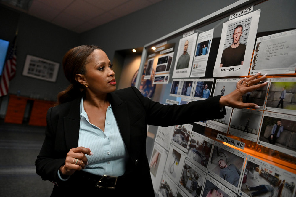 Still from The Irrational Season 1 Episode 6 of Maahra Hill as Marisa.