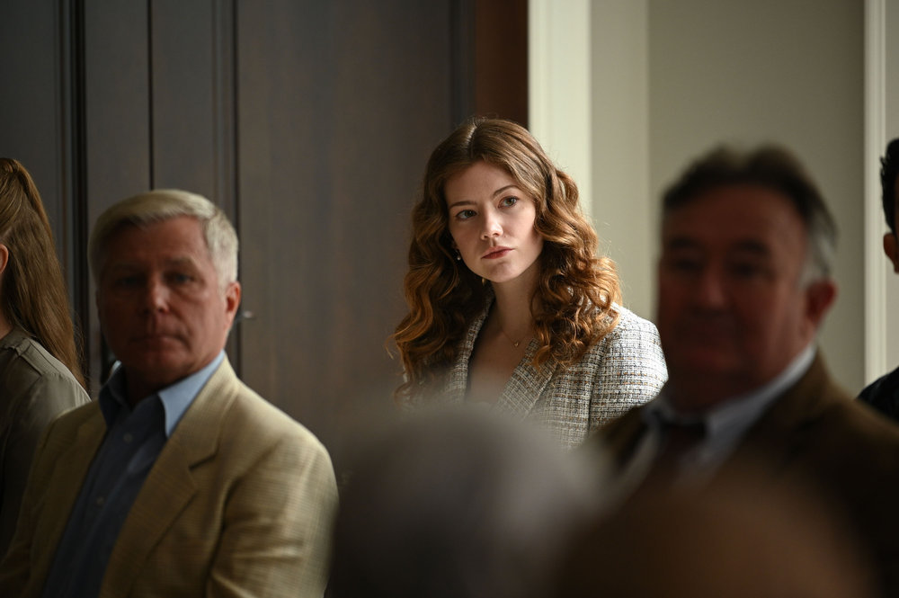 Still from The Irrational Season 1 Episode 7 of Molly Kunz as Phoebe.