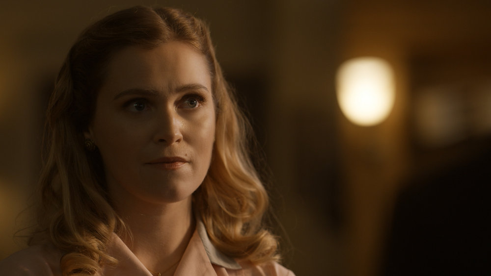 Still fro Quantum Leap Season 2 Episode 3 of Eliza Taylor As Hannah Carson.