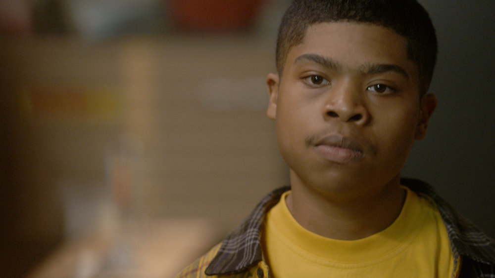 Still from Quantum Leap Season 2 Episode 5 of Benjamin Flores Jr. as Dwain.