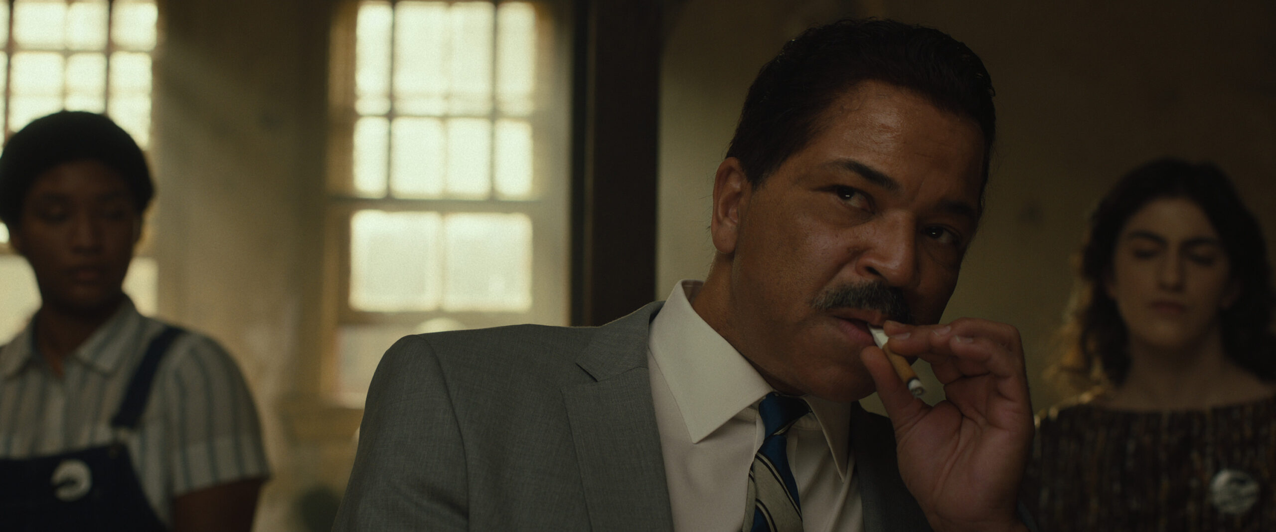 RUSTIN (2023) Jeffrey Wright as Adam Clayton Powell. CR Courtesy NETFLIX TellTale TV