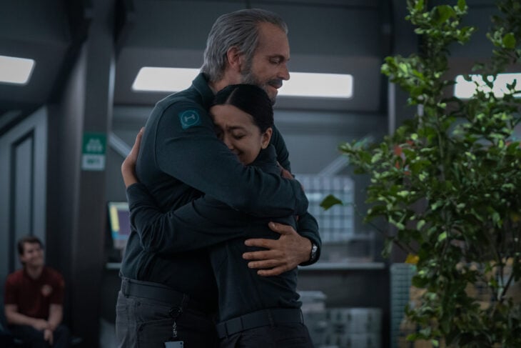 Joel Kinnaman and Cynthy Wu in "For All Mankind" Season 4 Episode 7