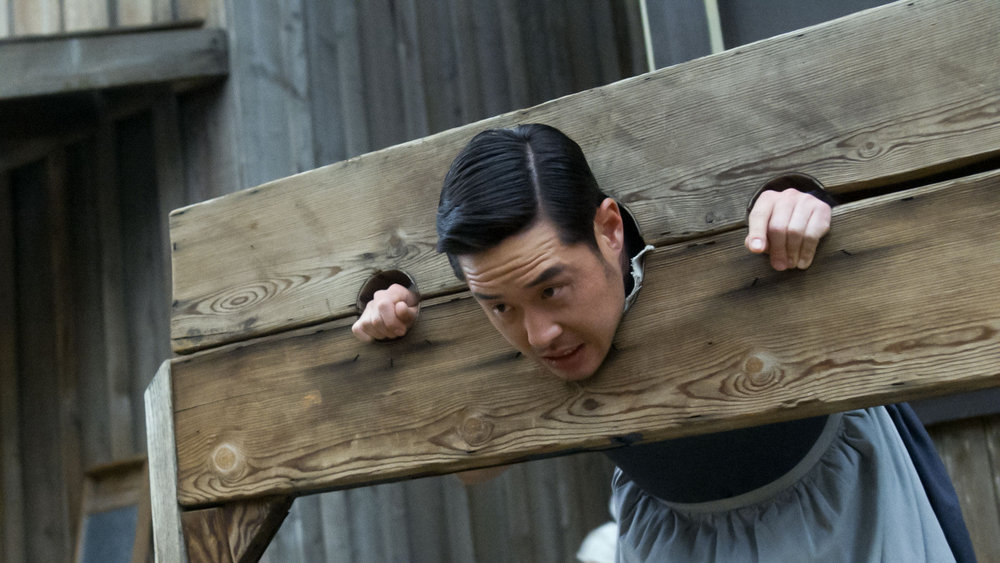 Still from Quantum Leap Season 1 Episode 7 of Raymond Lee as Dr. Ben Song.