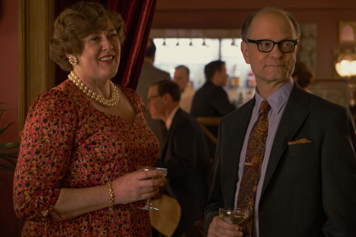 Still from Julia of Season 2 Episode 8 of Sarah Lancashire and David Hyde Pierce.