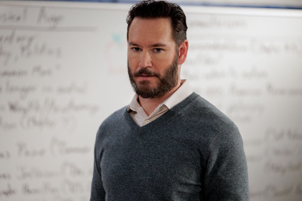 Still from Found Season 1 Episode 12 of Mark-Paul Gosselaar as Sir.