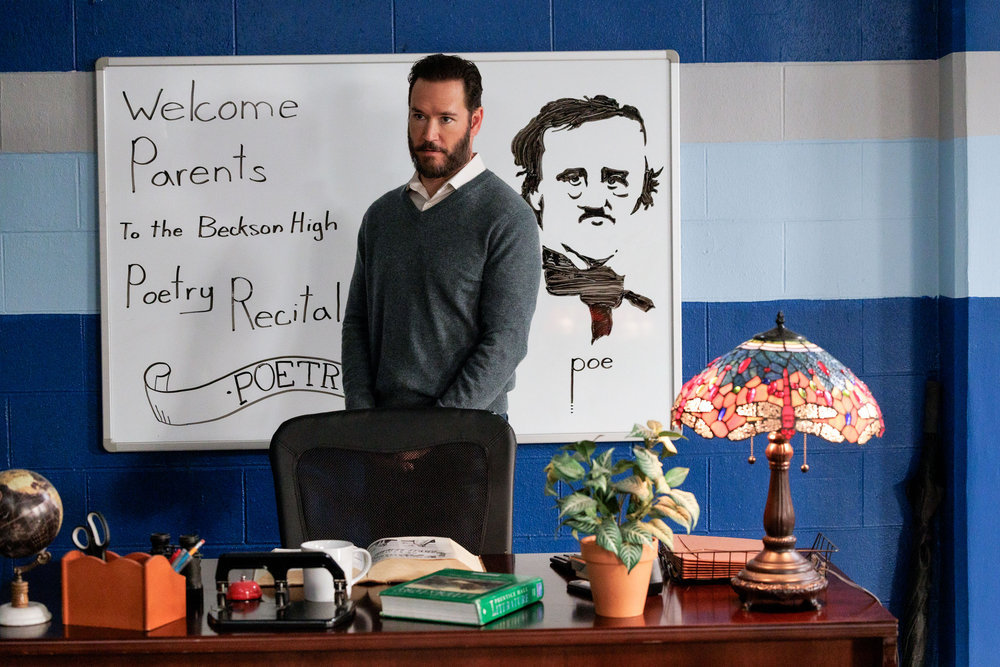 Still from Found Season 1 Episode 12 of Mark-Paul Gosselaar as Sir.