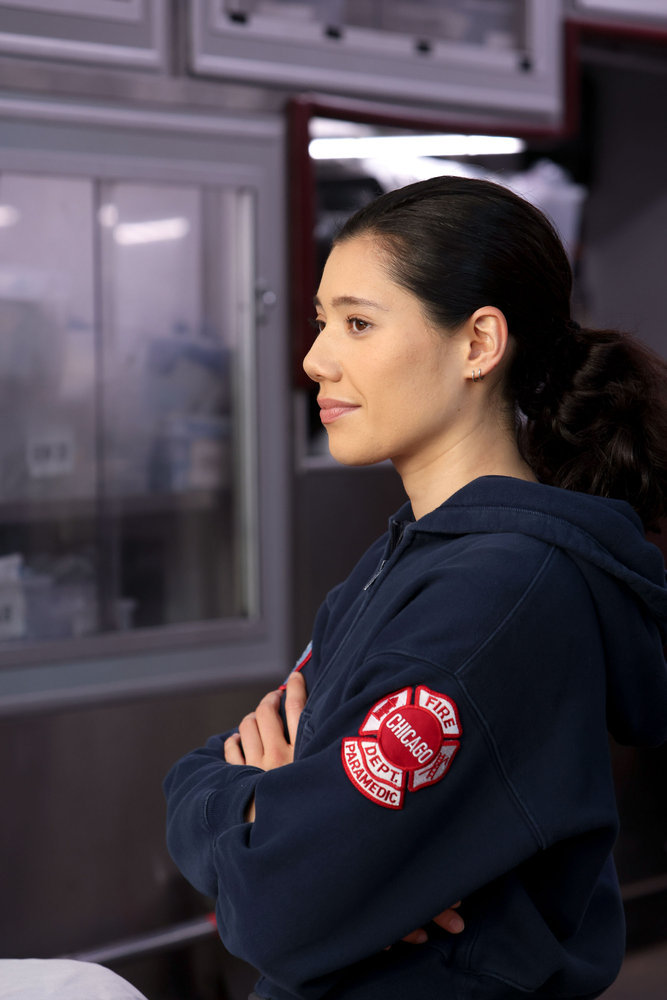 Chicago Fire Season 12 Episode 1. Barely Gone. Hanako Greensmith as Violet Mikami