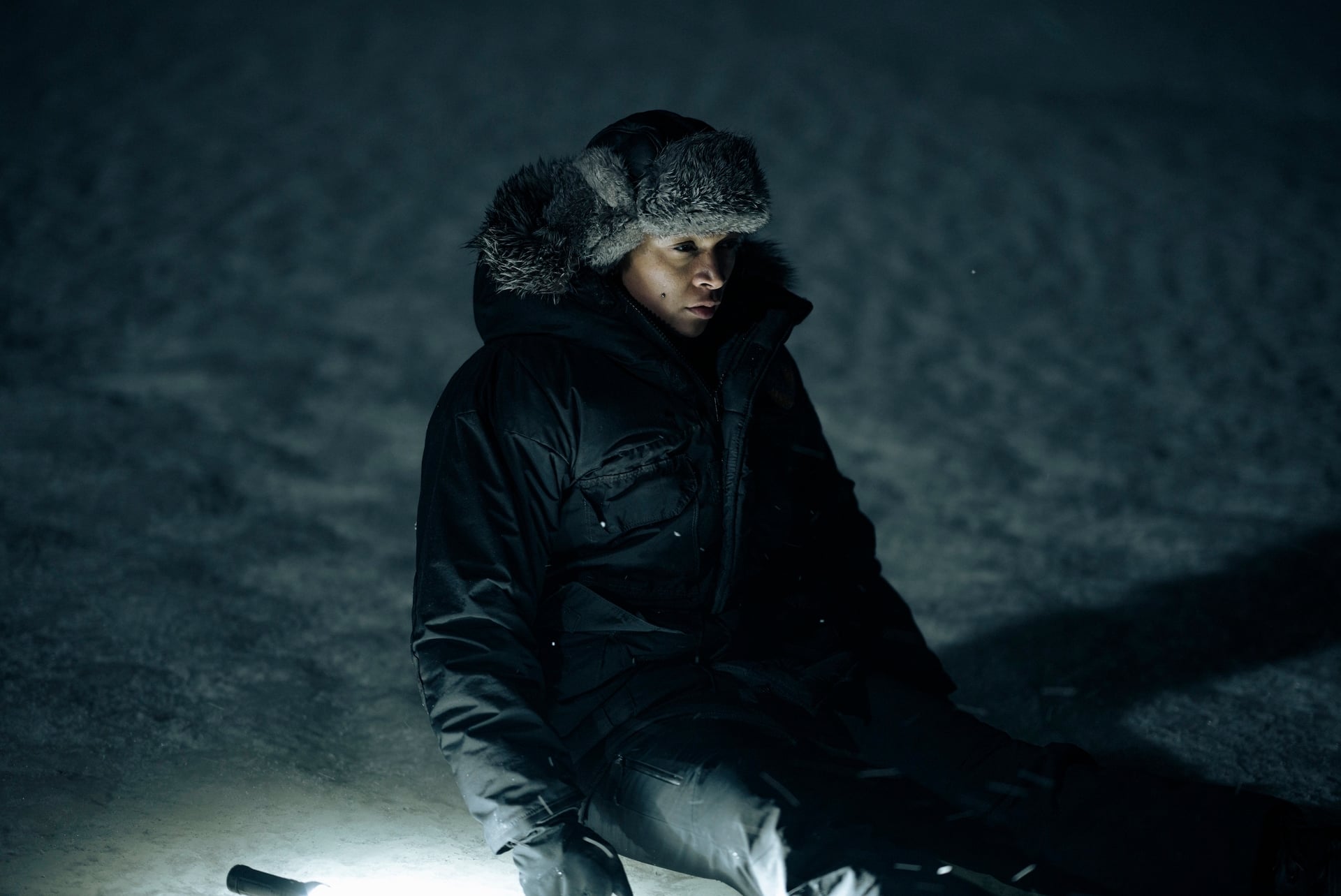 Still from True Detective Season 4 Episode 3, "Part 3," of Kali Reis.