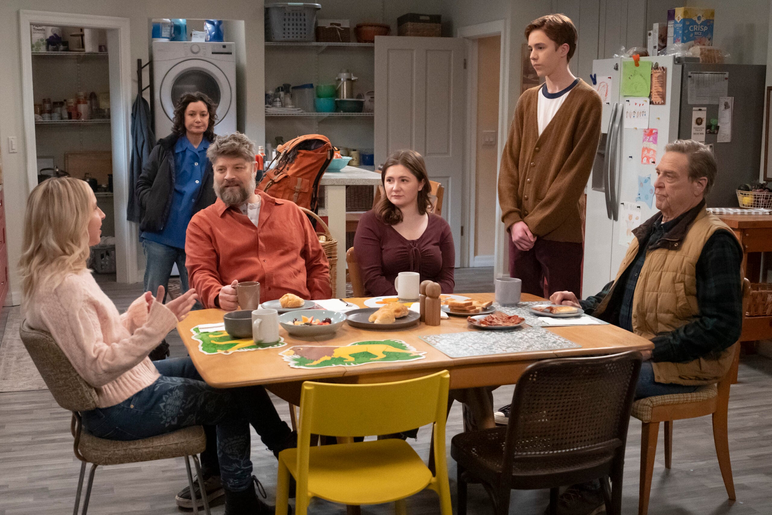 LECY GORANSON, SARA GILBERT, JAY R. FERGUSON, EMMA KENNEY, AMES MCNAMARA, JOHN GOODMAN