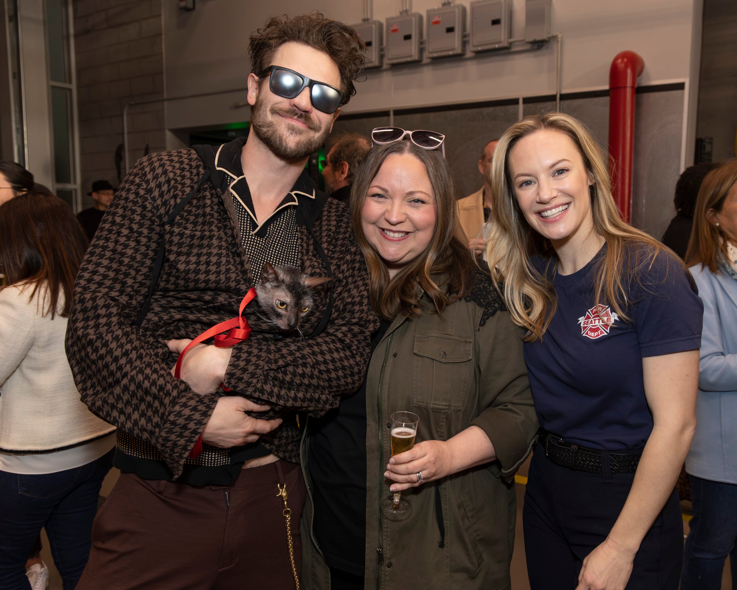 GREY DAMON, STACY MCKEE (CREATOR & EXECUTIVE PRODUCER), DANIELLE SAVRE