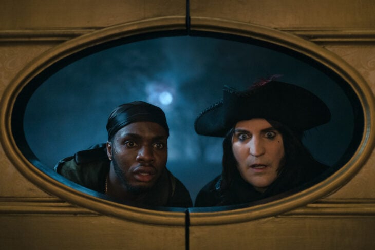 Duayne Boachie and Noel Fielding in "The Completely Made-Up Adventures of Dick Turpin"