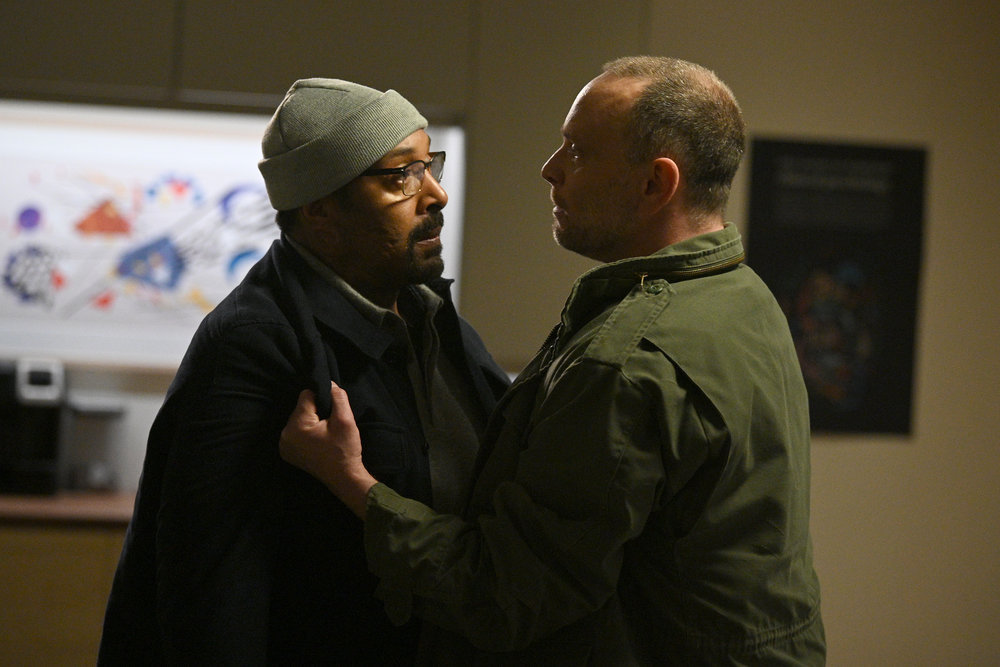 Still from the Irrational Season 1 Episode 10 of Jesse L. Martin as Alec Mercer.