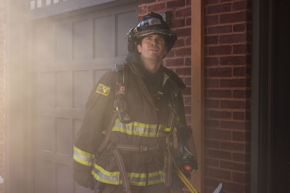 Jake Lockett as Sam Carver - Chicago Fire Season 12 Episode 4 - The Little Things | Tell-Tale TV Jake Lockett as Sam Carver - Chicago Fire Season 12 Episode 4 - The Little Things