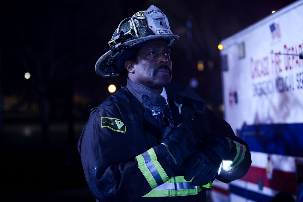 Eamonn Walker as Chief Wallace Boden - Chicago Fire Season 12 Episode 4 - The Little Things | Tell-Tale TV Eamonn Walker as Chief Wallace Boden - Chicago Fire Season 12 Episode 4 - The Little Things